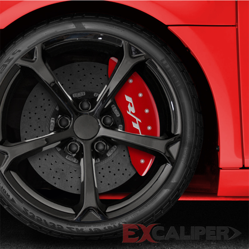 Excaliper Set Of 4 Red Rt1 Truck Caliper Covers For 2011