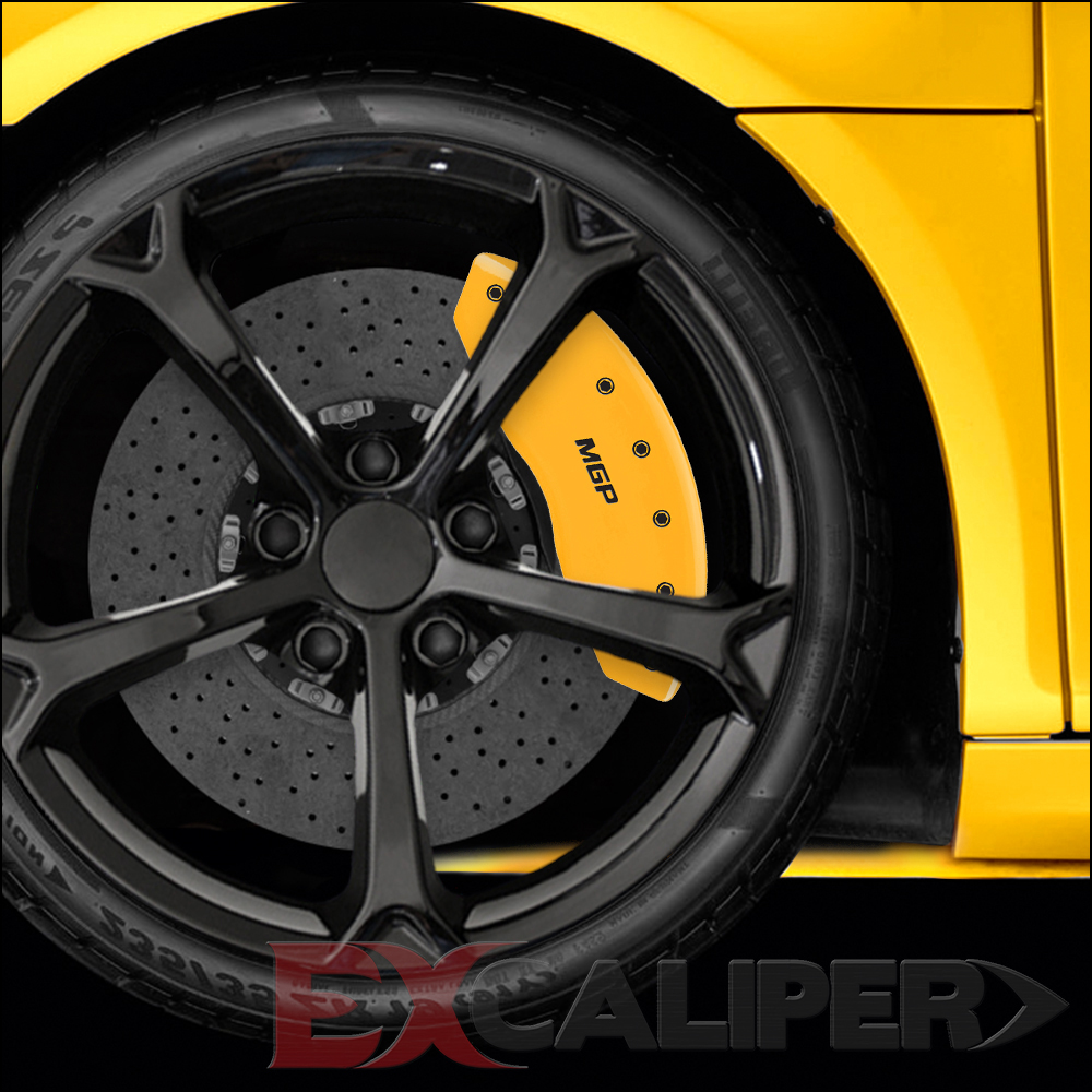 Yellow MGP Caliper Covers for 20122016 Audi A4 [Set of 4]