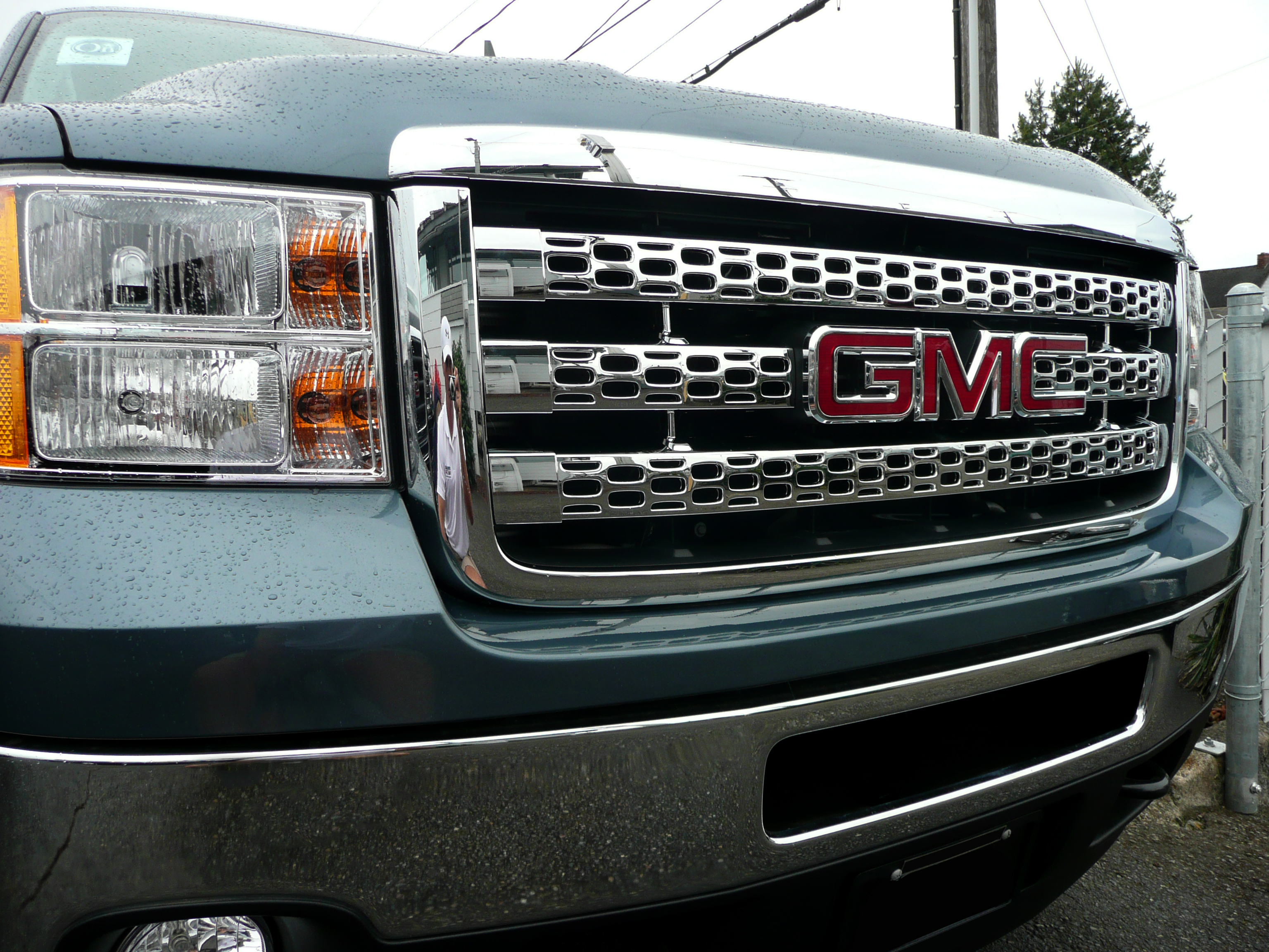 Pc Chrome Abs Grille Overlay For Gmc Sierra Wt