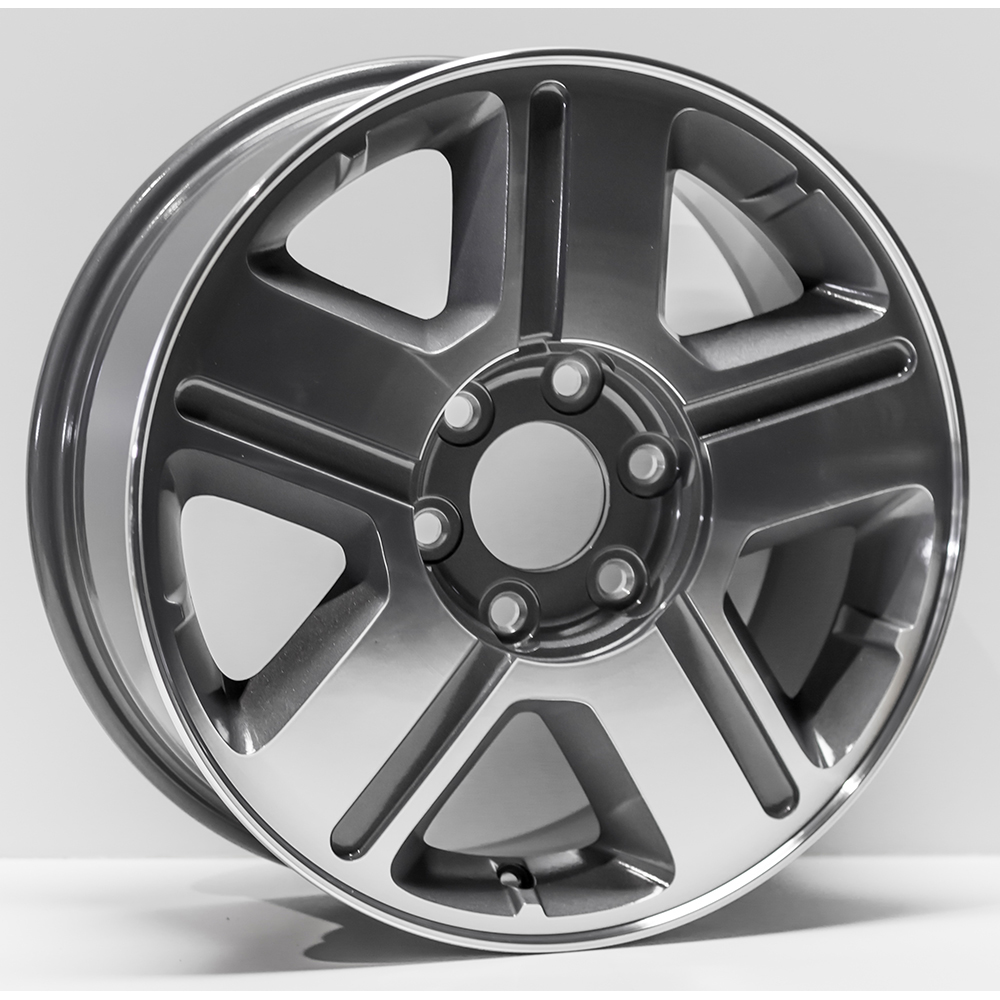 17" Machined and Medium Gray 2 Rim by JTE Wheels for 200409 Chevy