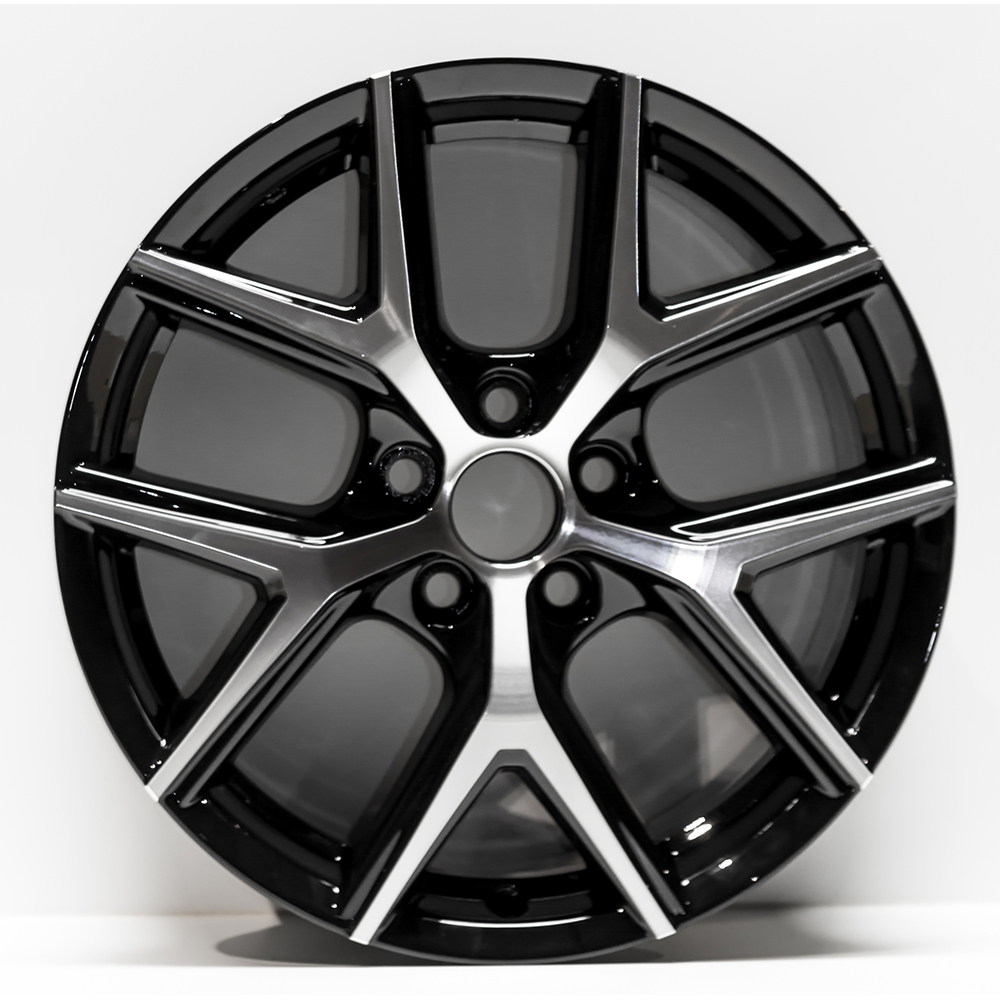 18" Machined and Black Rim by JTE Wheels for 2016 Toyota Rav4 (18x7.5