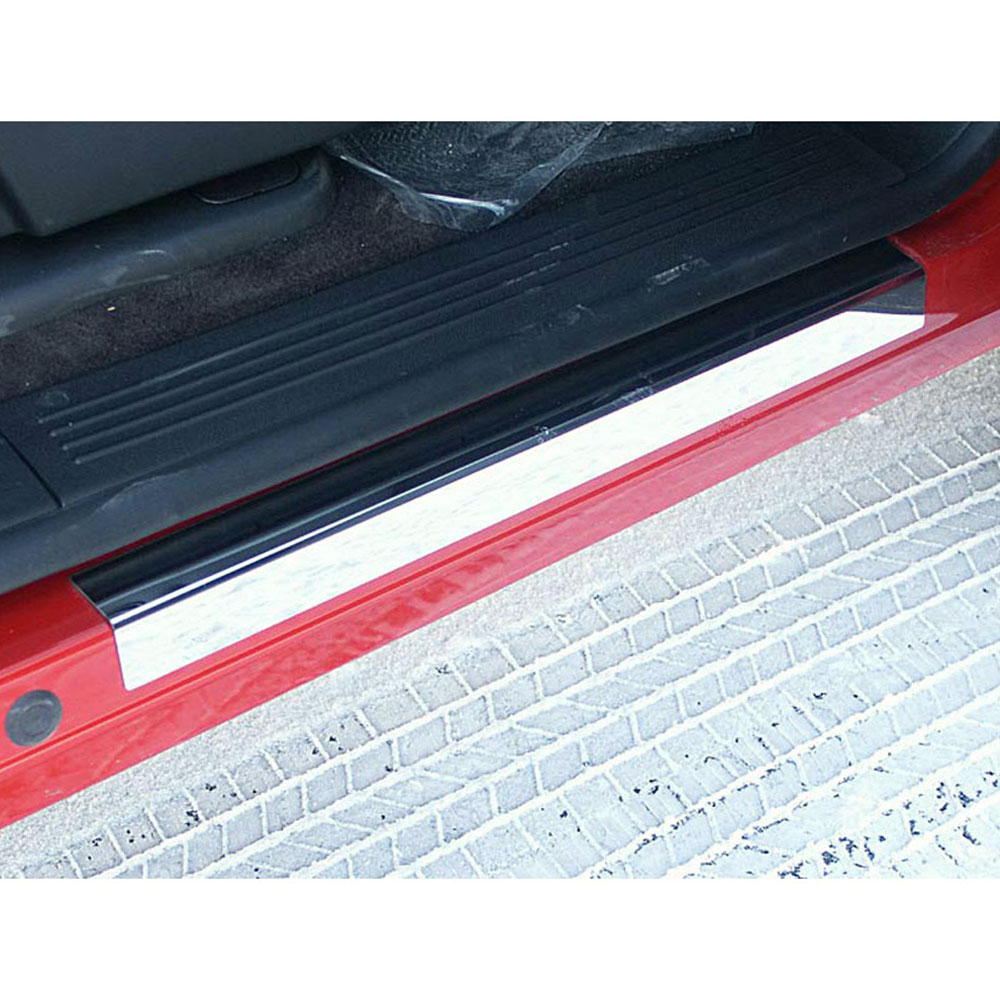 2pc. Luxury FX Chrome Door Sill Trim fit for 2007-2013 Chevy Silverado