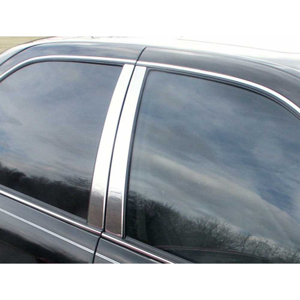 Stainless Steel Pillar Post Trim 4p (fits: 1997-2001 Toyota Camry)