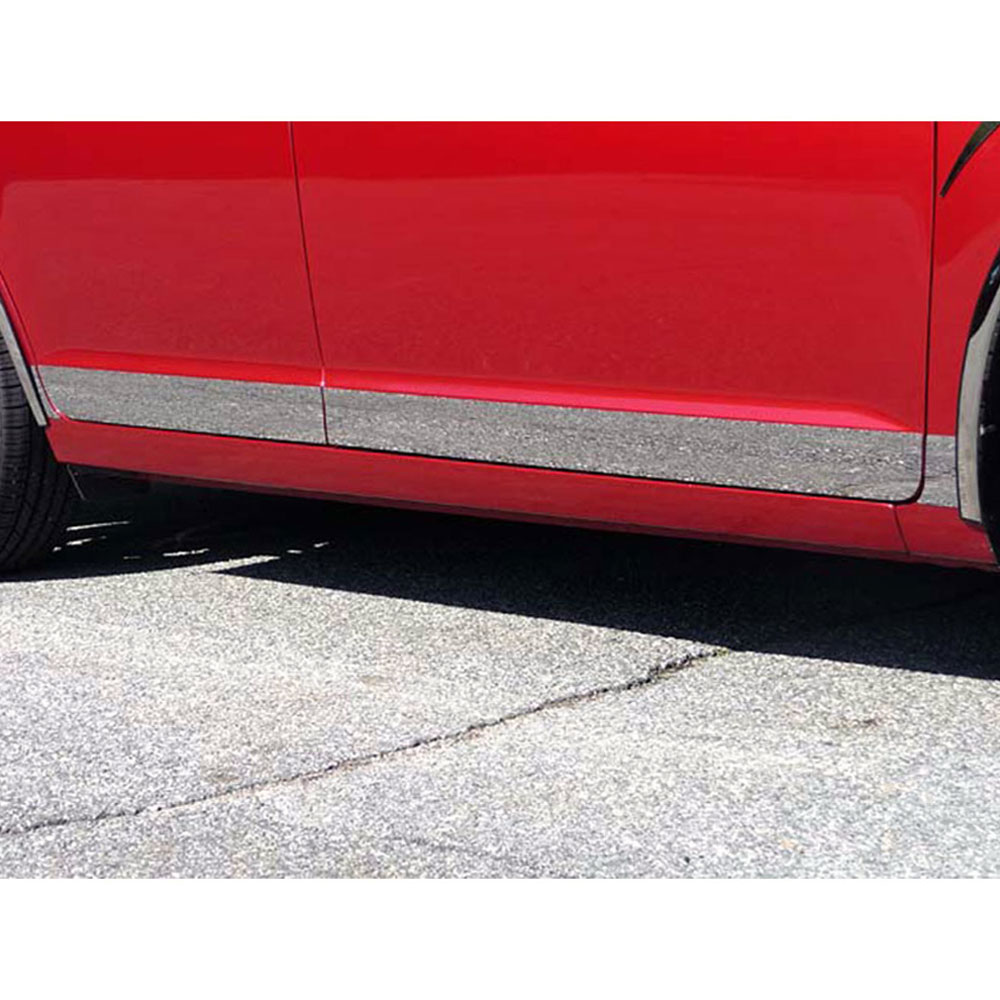 8p Luxury FX Chrome 3 7/16' Rocker Panel Molding fit for 2006-2012 Ford Fusion