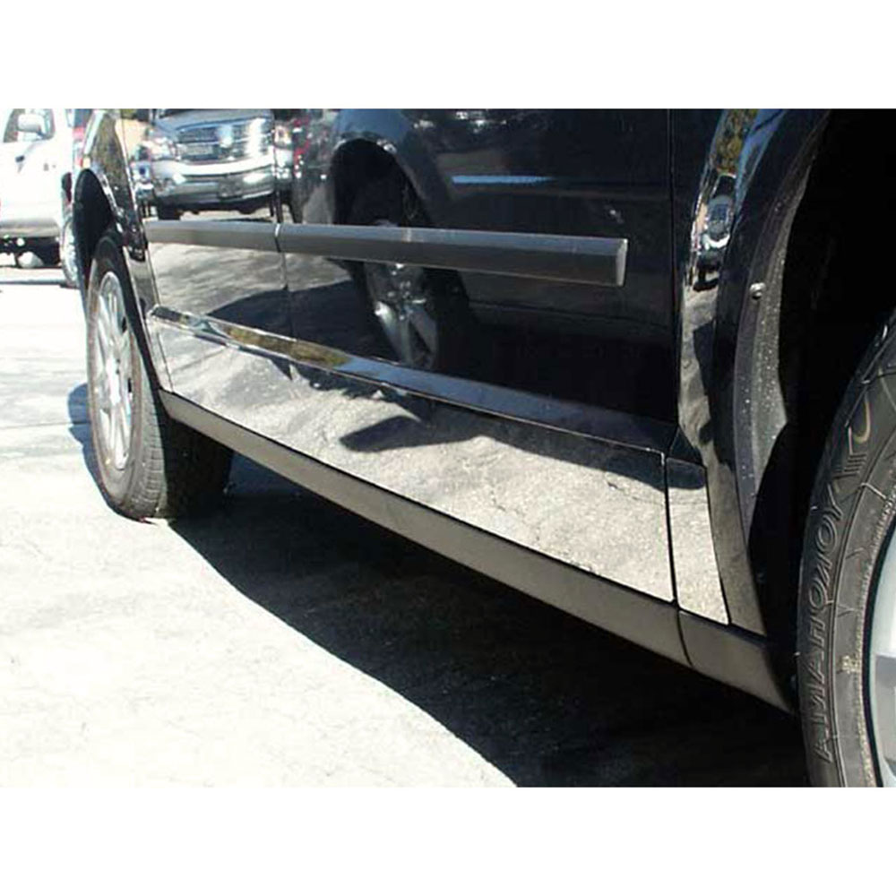 8p Luxury FX Chrome 5 1/2' Rocker Panel Molding fits 2008-2016 Town ...