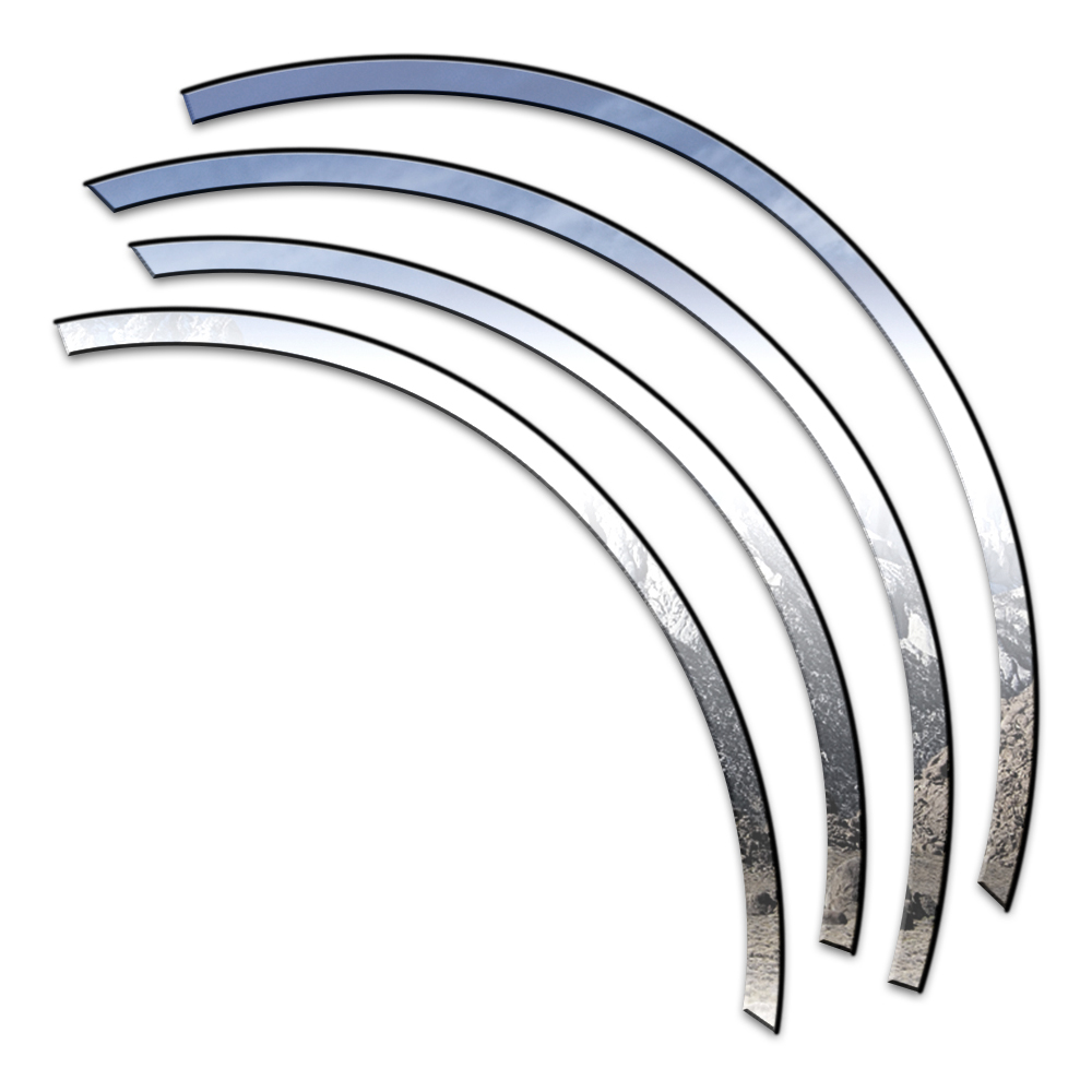 4p Stainless Fender Trim w/3M&Gasket fits 2010-2015 Toyota Prius by Luxury FX