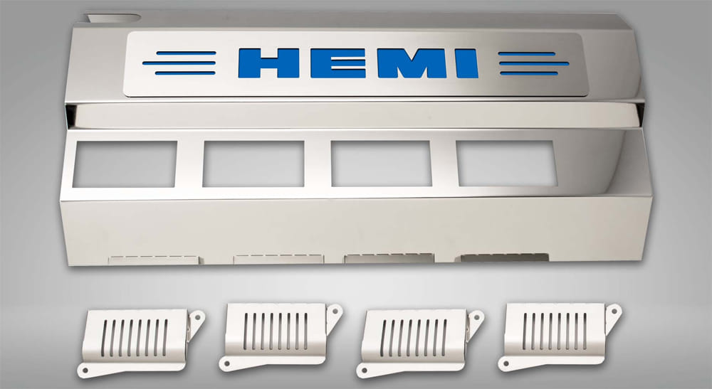 Fuel Rail/Coil Pack Covers Blue 