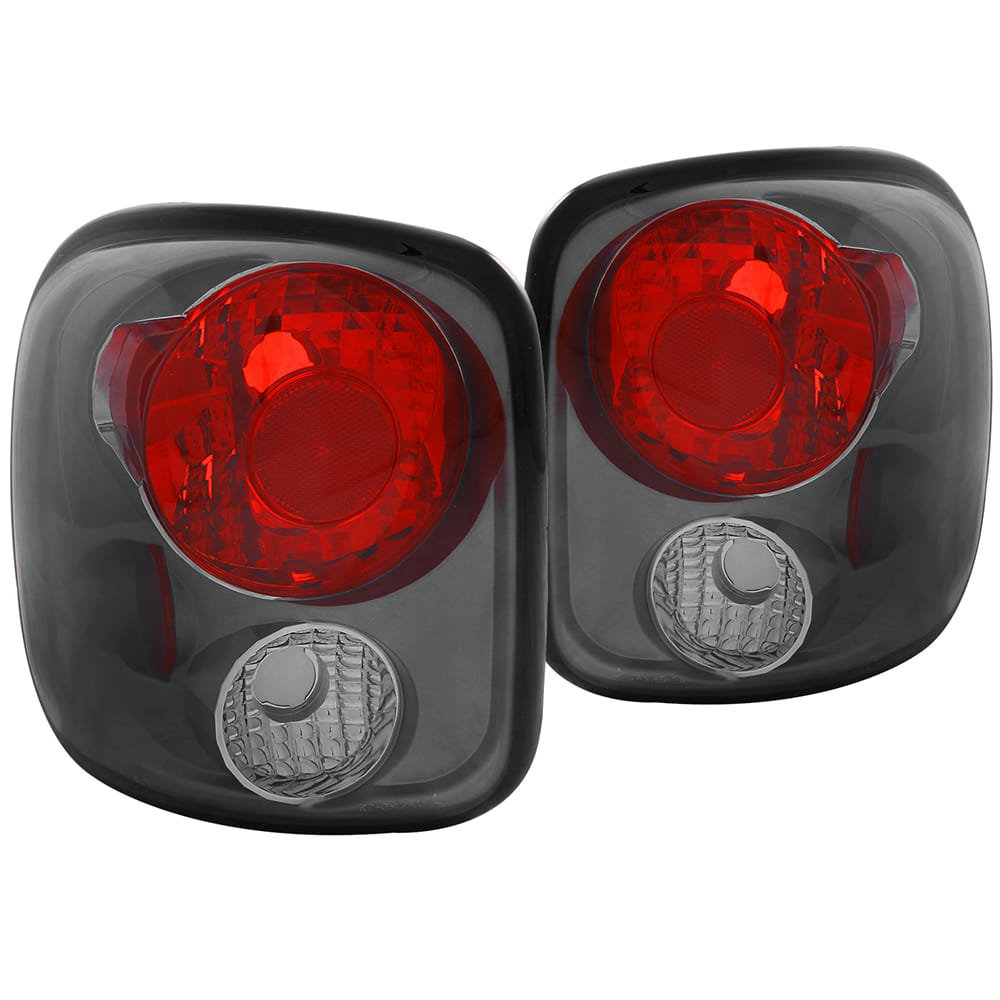 Chrome Smoke Lens Tail Light Assembly fits 1999-2004 Chevrolet Silverado 1500