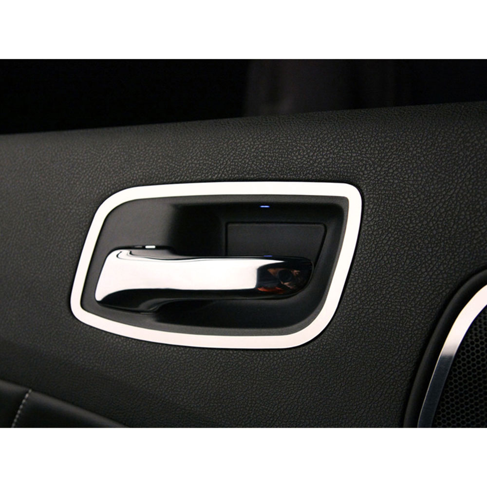 For Dodge Charger 2011-2013 ACC Polished Cup Holder Trim