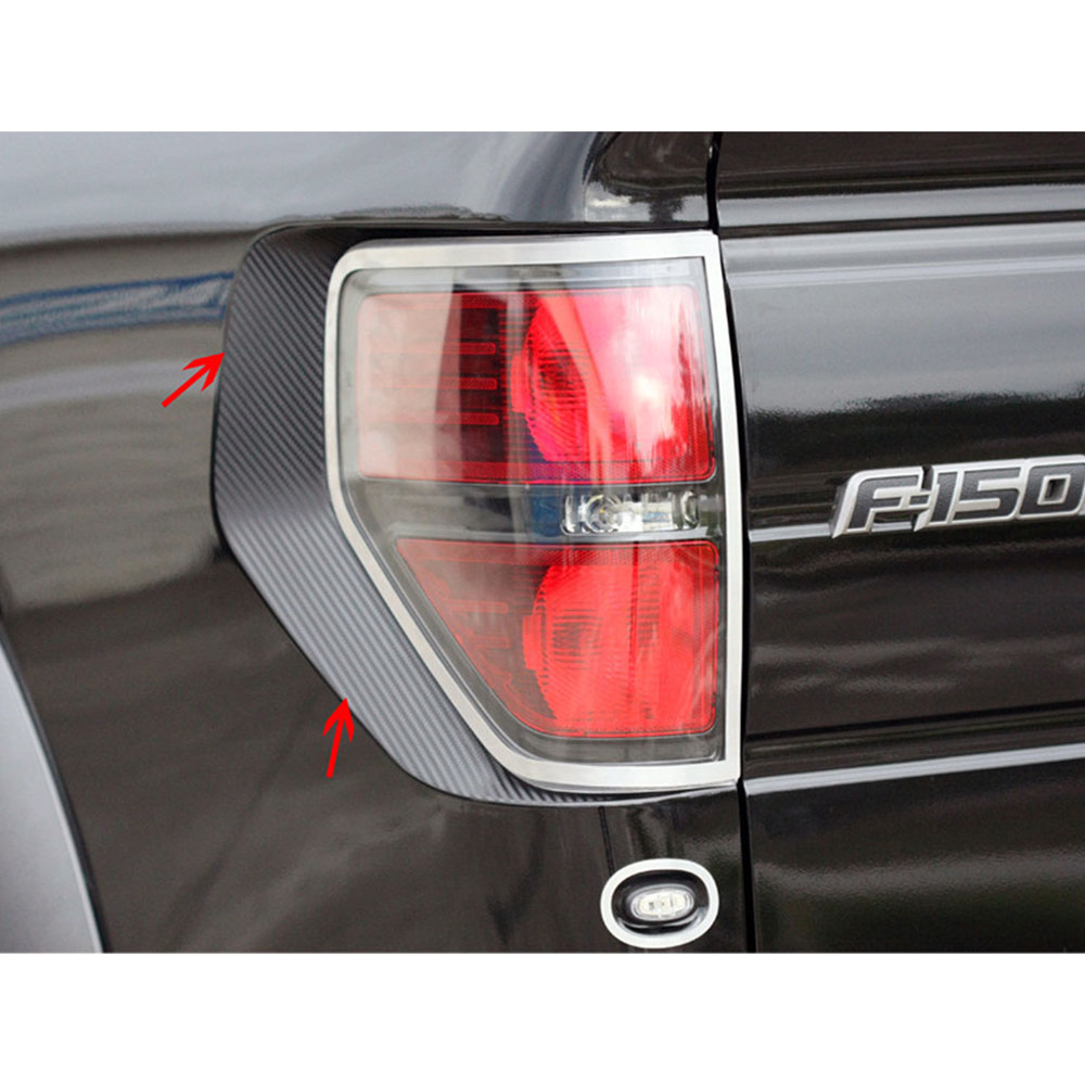 Tail Light Wraps 2p for 20102014 Ford F150 SVT Raptor [Vinyl/Carbon
