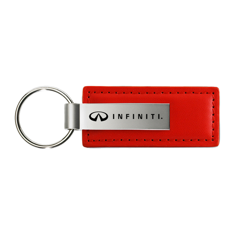 Licensed Red Leather Keychain for Infiniti - AUGD6097 | eBay