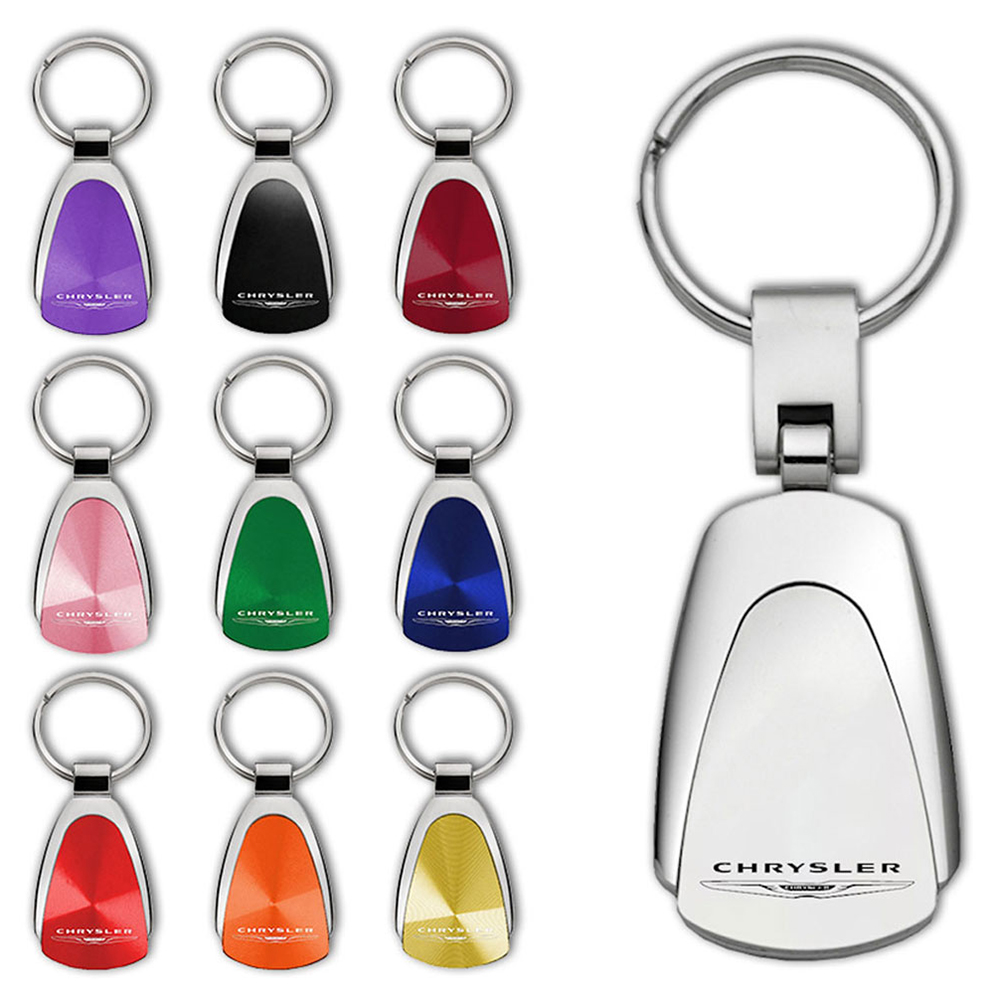 Name and Logo Teardrop Keychain for Chrysler - AUGDP0337