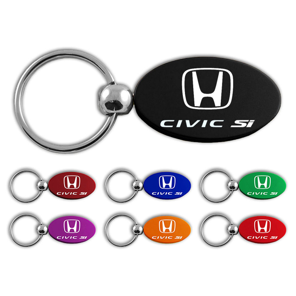Name and Logo Oval Keychain for Civic Si - AUGDP0364