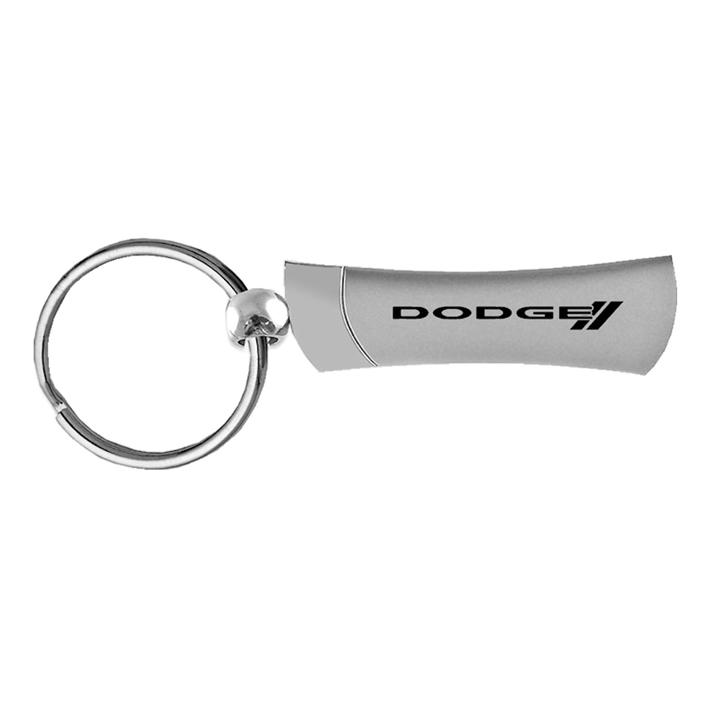 Stripes Name Chrome Blade Keychain for Dodge - AUGDP0499-01