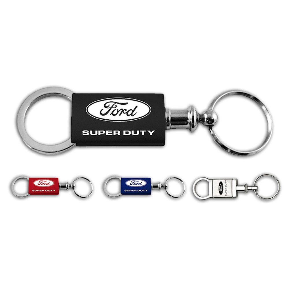 Au-TOMOTIVE GOLD Compatible Keychain and Keyring for Dodge SRT-8 Black Wave KC3075.SRT8.BLK