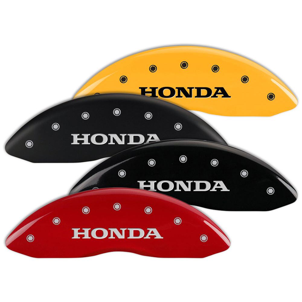 Set of 4 MGP Brake Caliper Covers fits Honda Accord w/Honda Engraving