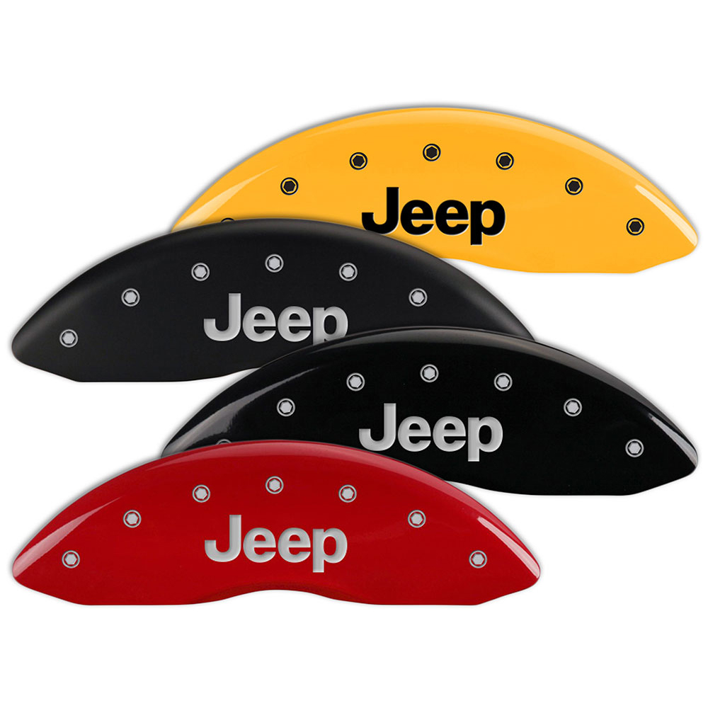 Set of 4 Brake Caliper Covers fits Jeep Compass/Patriot w ...