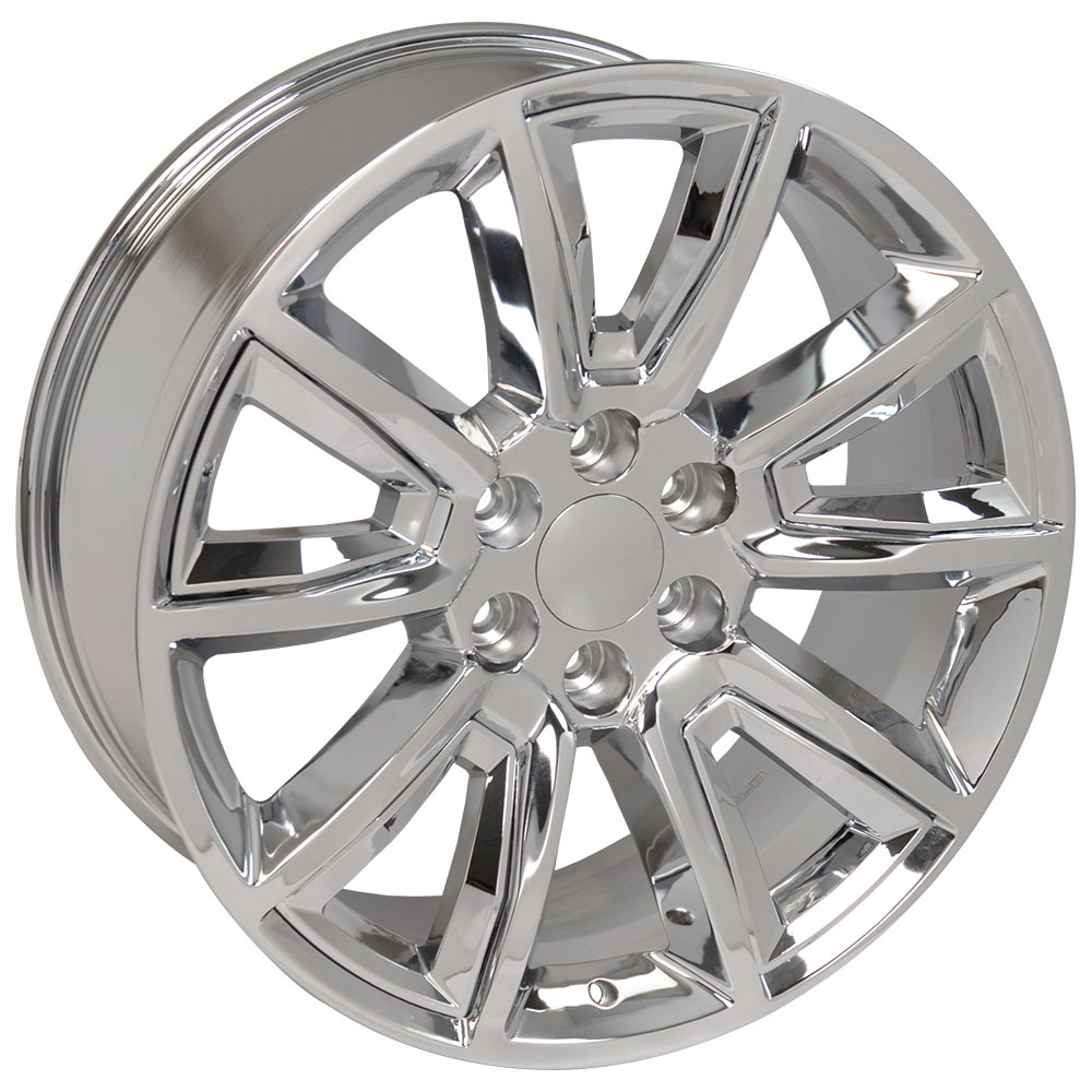 Chrome Wheel 20x8.5 Tahoe Style w/Chrome Inserts fits 99-17 Chevy ...