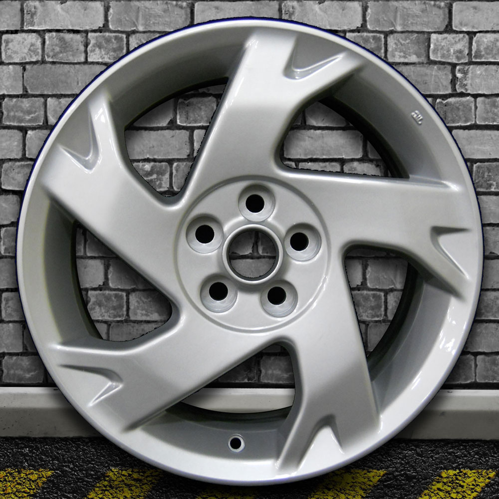 Full Face Bright Fine Silver OEM Wheel for 2002-2008 Pontiac Vibe - 16x6.5