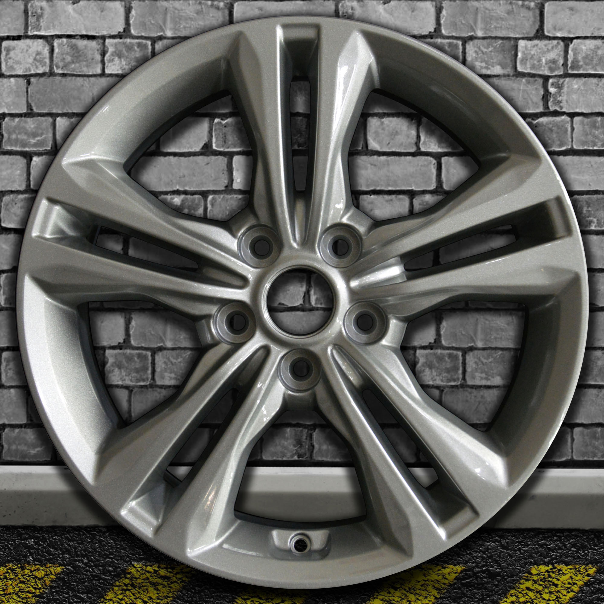 Medium Silver Full Face Factory Wheel for BMW Alpina B7 - 17x7