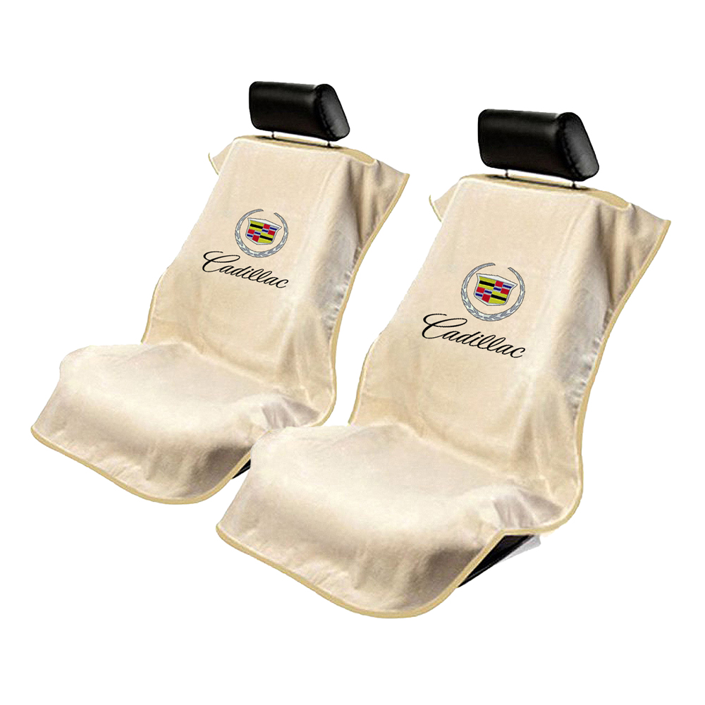 Seat Armour Set of 2 Cloth Seat Cover Towels fit for Cadillac ...