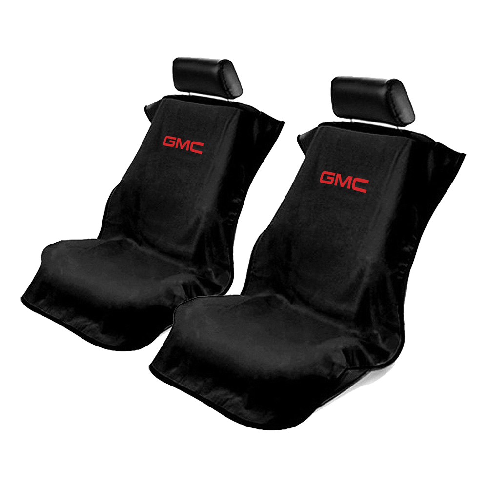 Seat Armour Set of 2 Terry Cloth Seat Cover Towels fit for GMC - GMC Logo