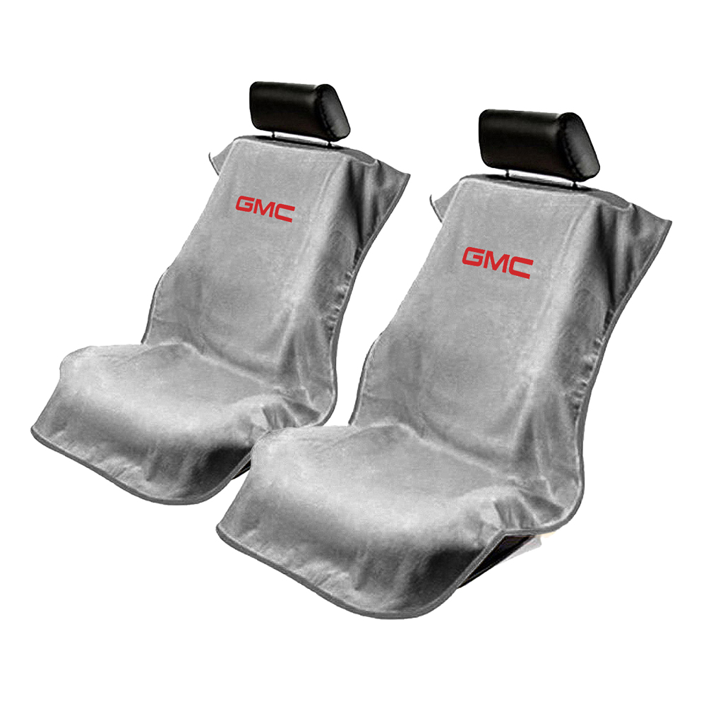 Seat Armour Set of 2 Terry Cloth Seat Cover Towels fit for GMC - GMC Logo