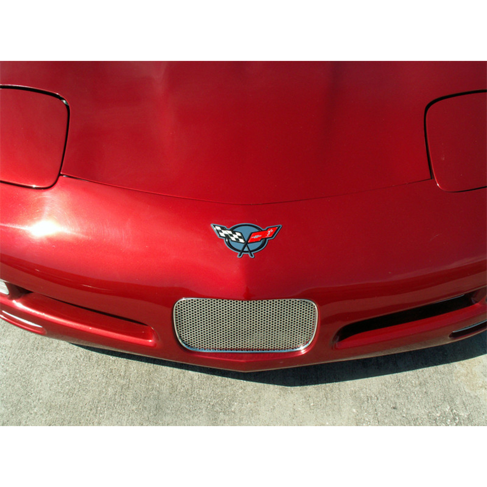 c5 corvette front license plate cover