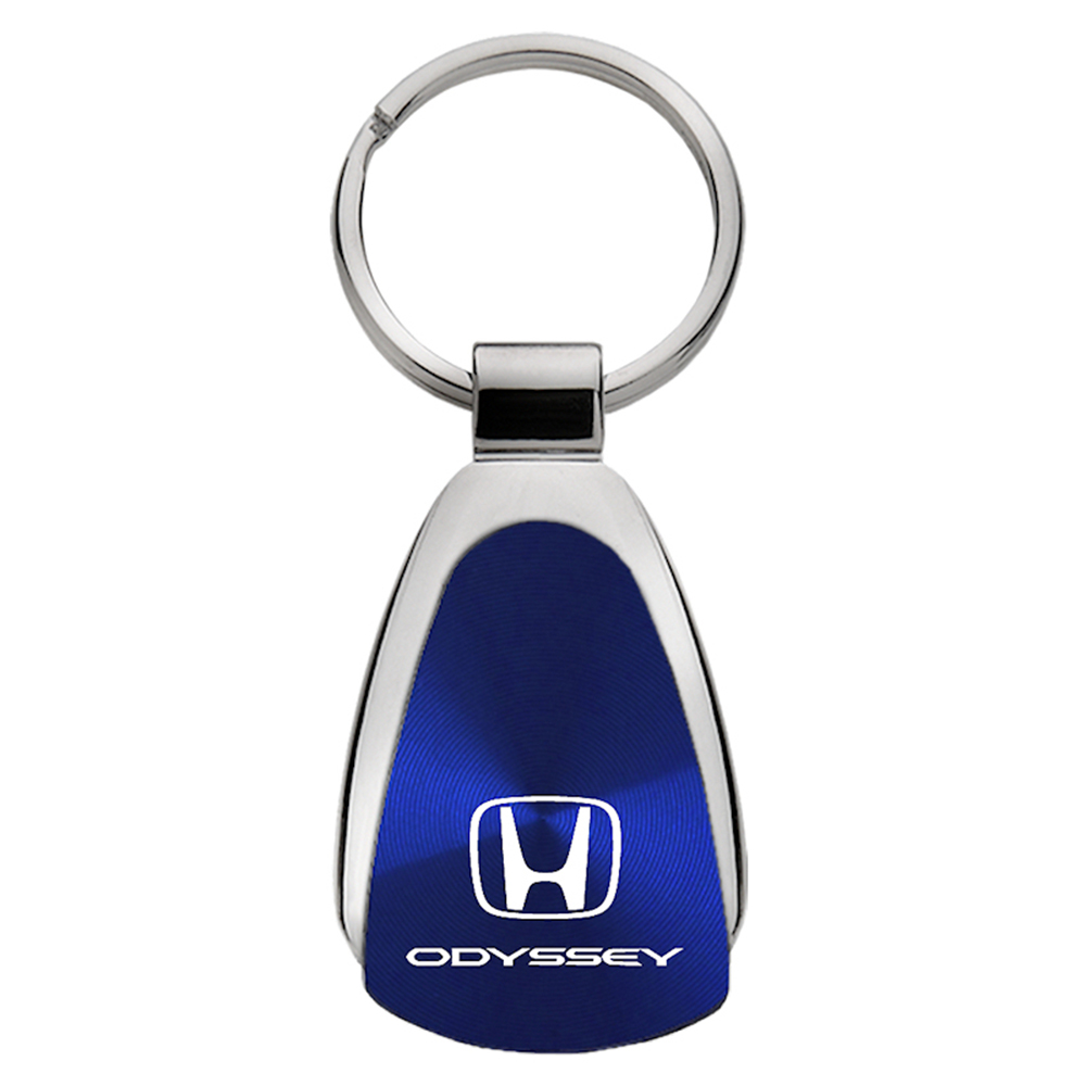 Honda CRZ Key Ring Blue Oval Keychain