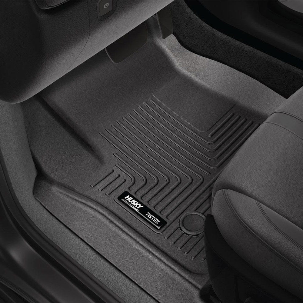 Black Husky Liners Custom Fit Front and Second Seat Floor Liner Set for Select Nissan Altima Models 98601