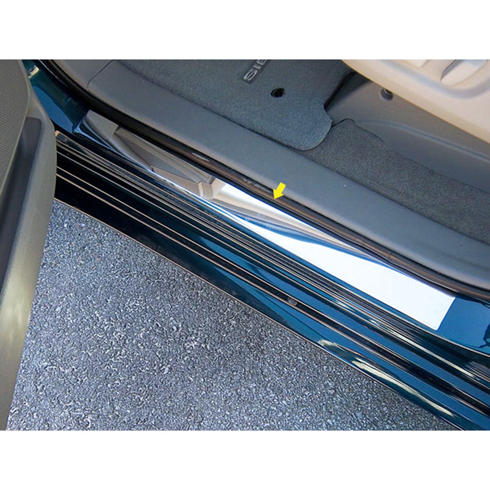 2pc. Luxury FX Chrome Door Sill Trim 2x20 for 2011-2019 ...