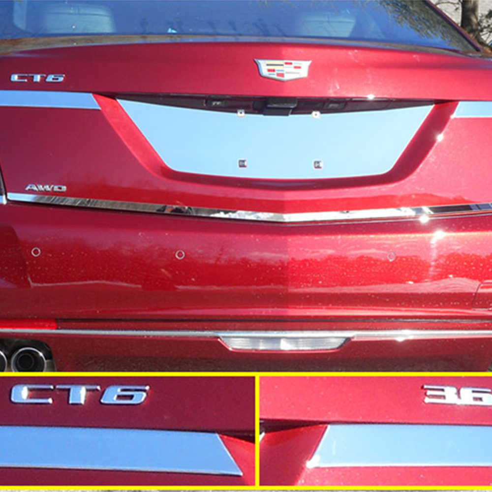 Elite Auto Chrome Stainless Steel Fender Trim 6pc fits 2013-2018 Cadillac ATS 4dr