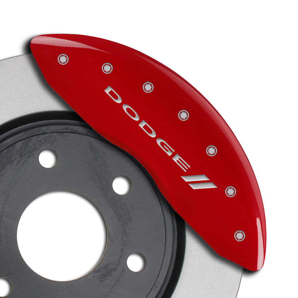MGP Caliper Covers SPORT Engraving For 2011-2018 Ford Explorer-Red