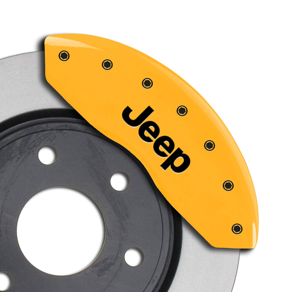 MGP Caliper Covers Set of 4 JEEP Engraving For 20032006 Jeep Wrangler