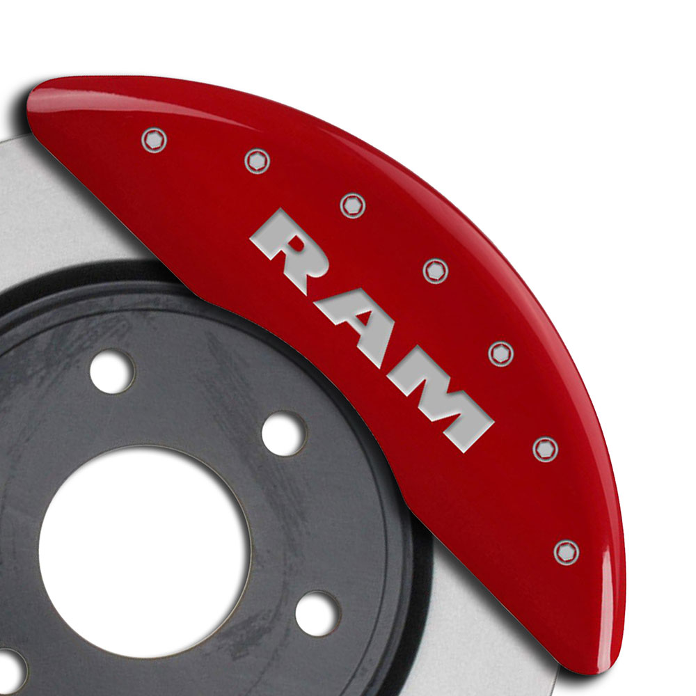 MGP Caliper Covers for 20192020 Ram 1500 RAM Engraving Red eBay
