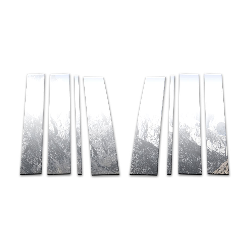 8p Auto Reflections Pillar Post Covers fit for 2015-2018 Subaru Outback