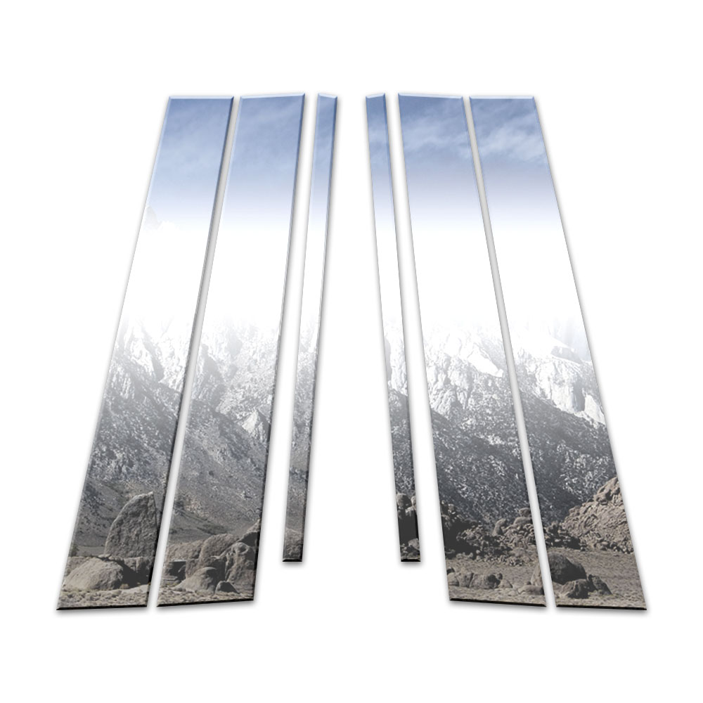 8p Auto Reflections Pillar Post Covers fit for 2015-2018 Subaru Outback
