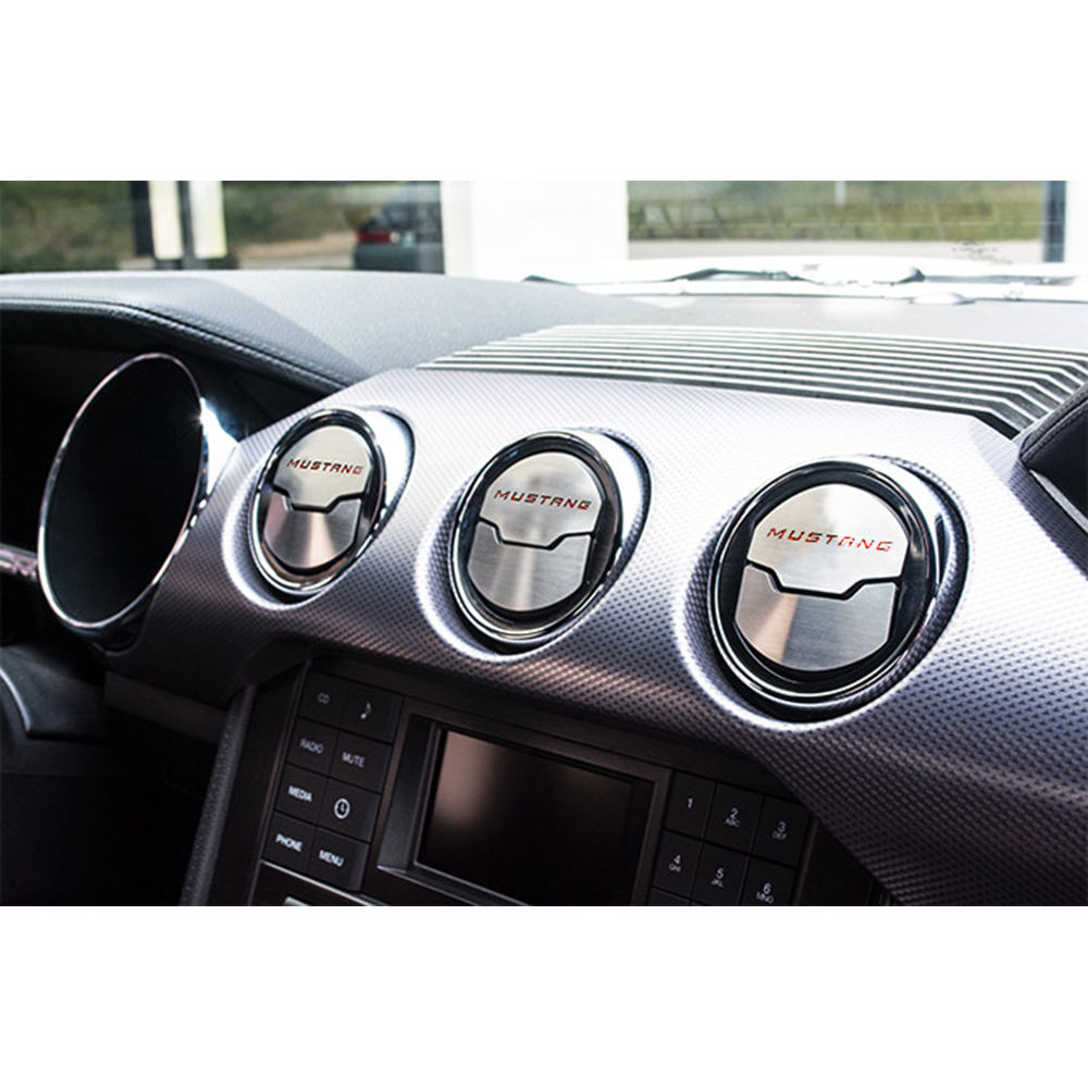 2015 2016 2017 Ford Mustang Interior Carbon Fiber Ac Vent