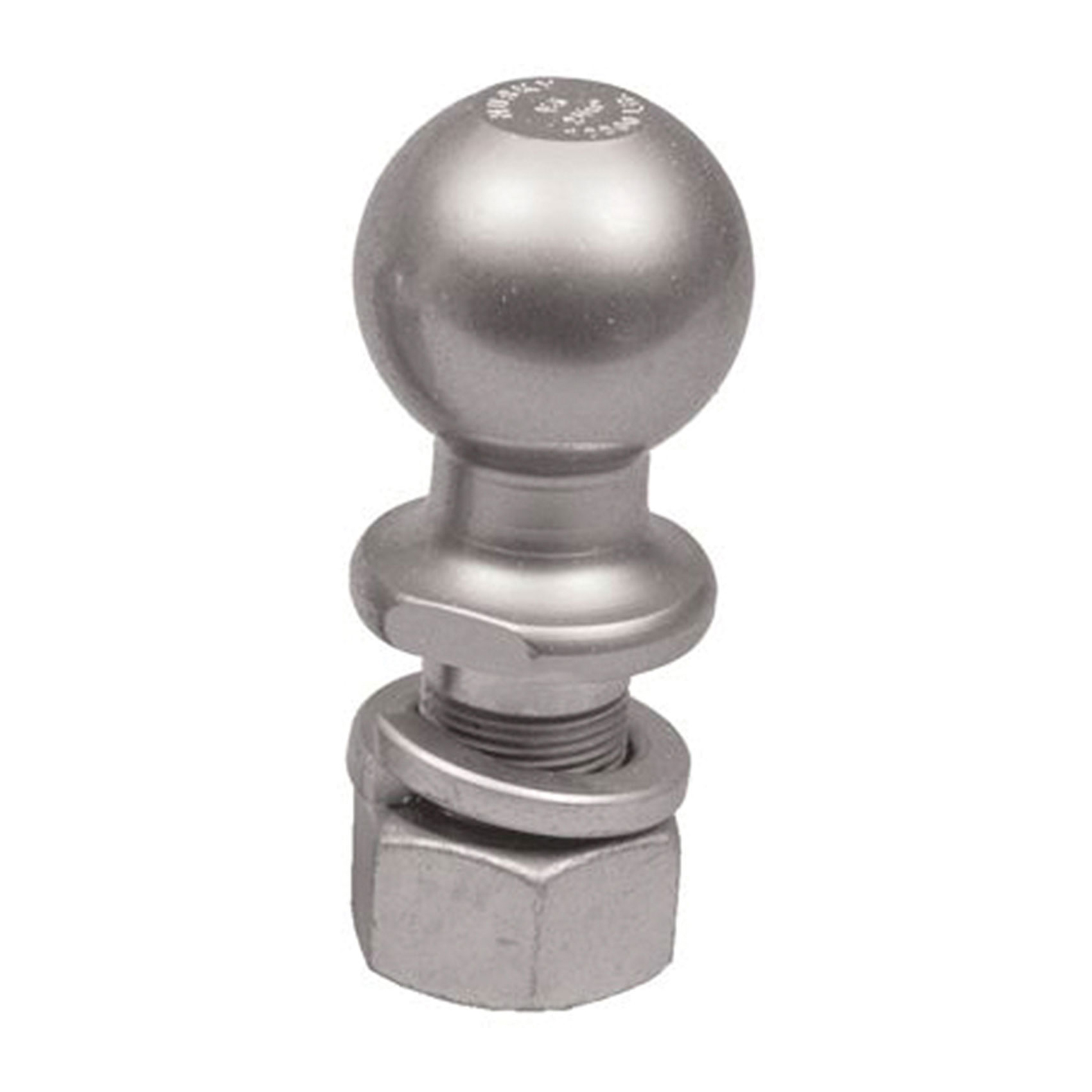 Husky Towing Trailer Hitch Ball 2-5/16" Ball 6K Cap 1" Diameter Shank Chrome - Bild 1 von 2