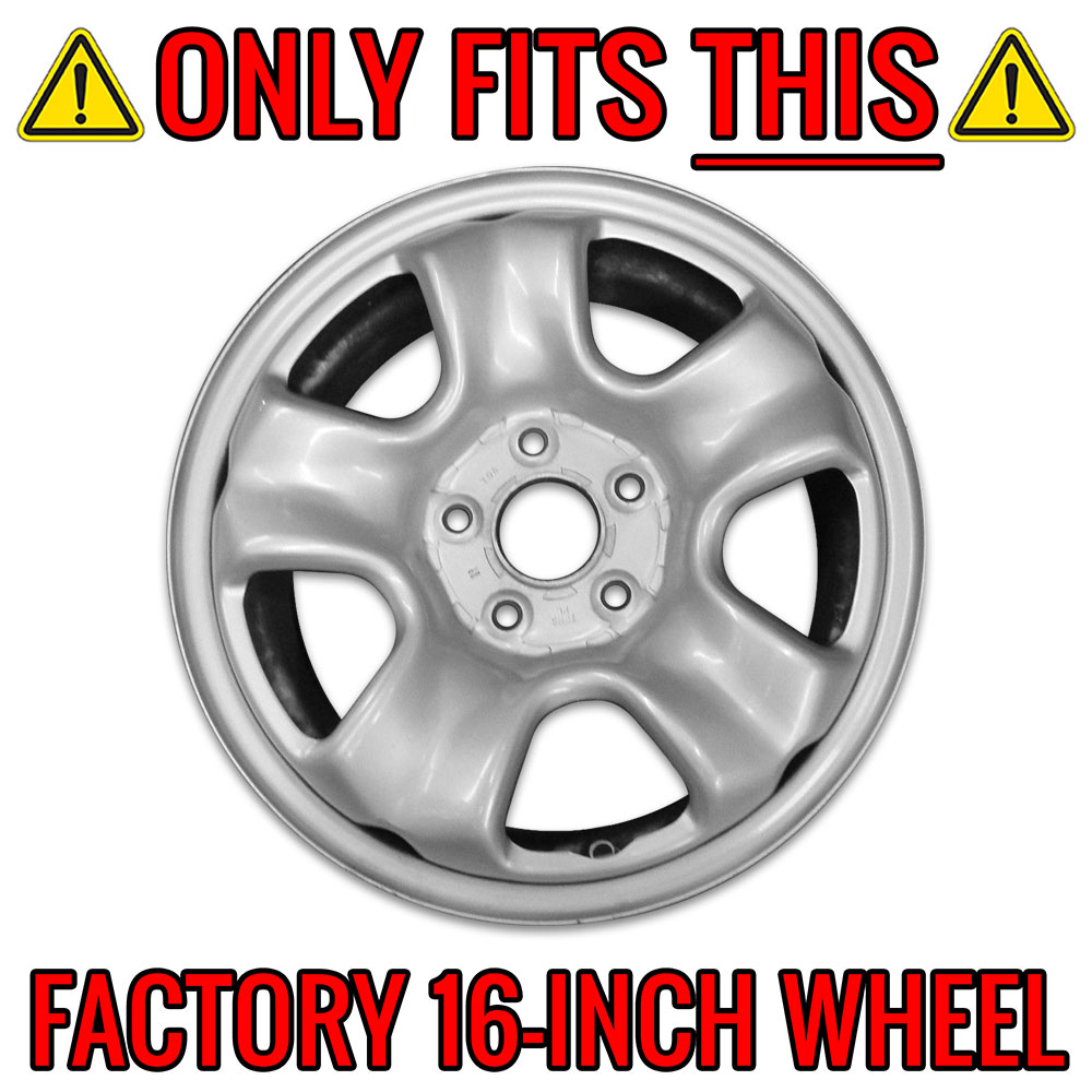 4 fit Honda CRV 20122016 Black 16" Wheel Covers Rim Skins Hub Caps