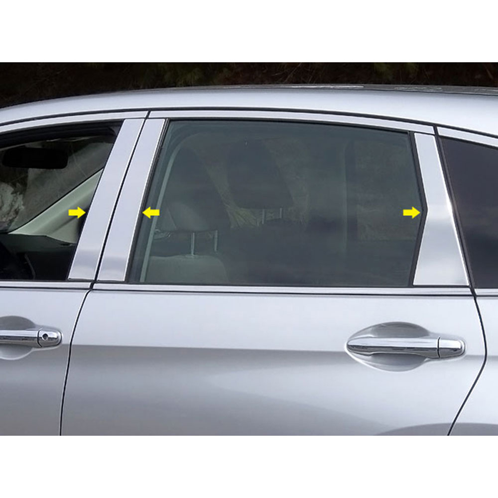 6pc. Luxury FX Chrome Pillar Post Trim for 20122016 Honda CRV eBay