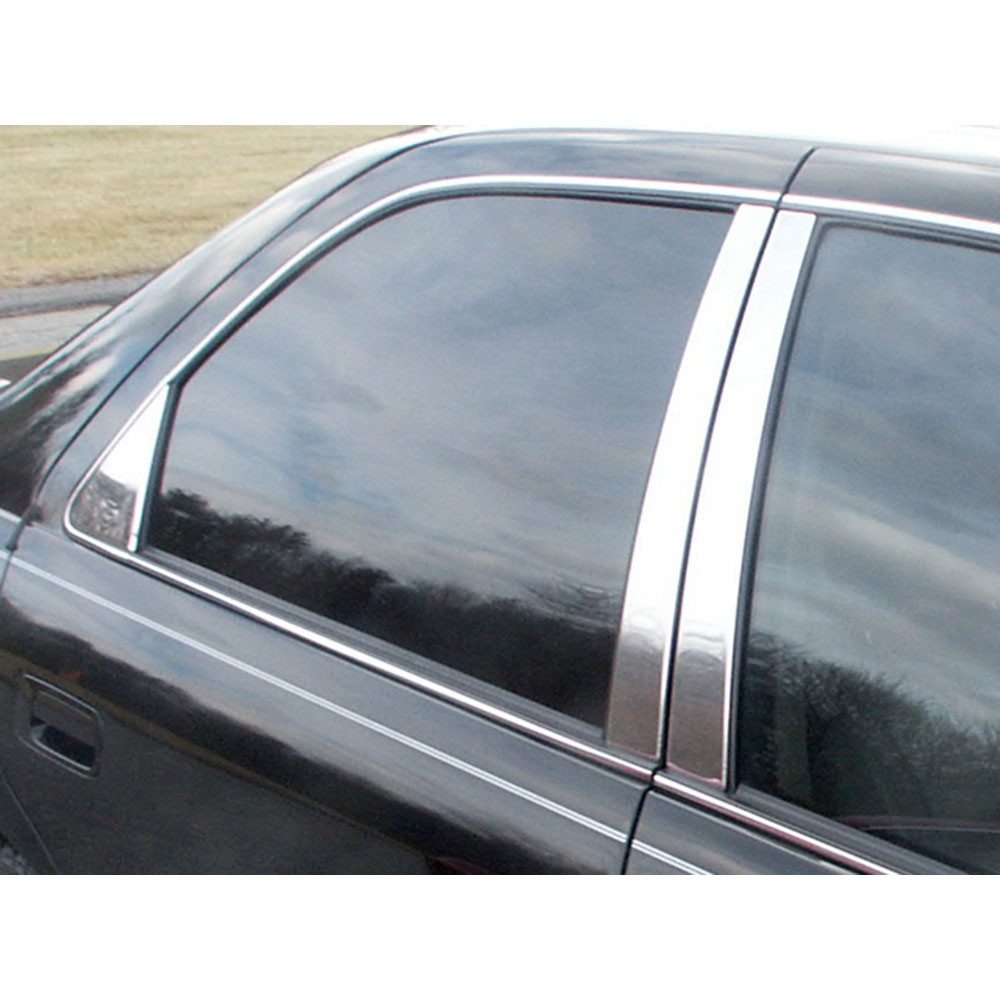 For 97-01 Toyota Camry 6PC Stainless Steel Chrome Pillar Post Trim