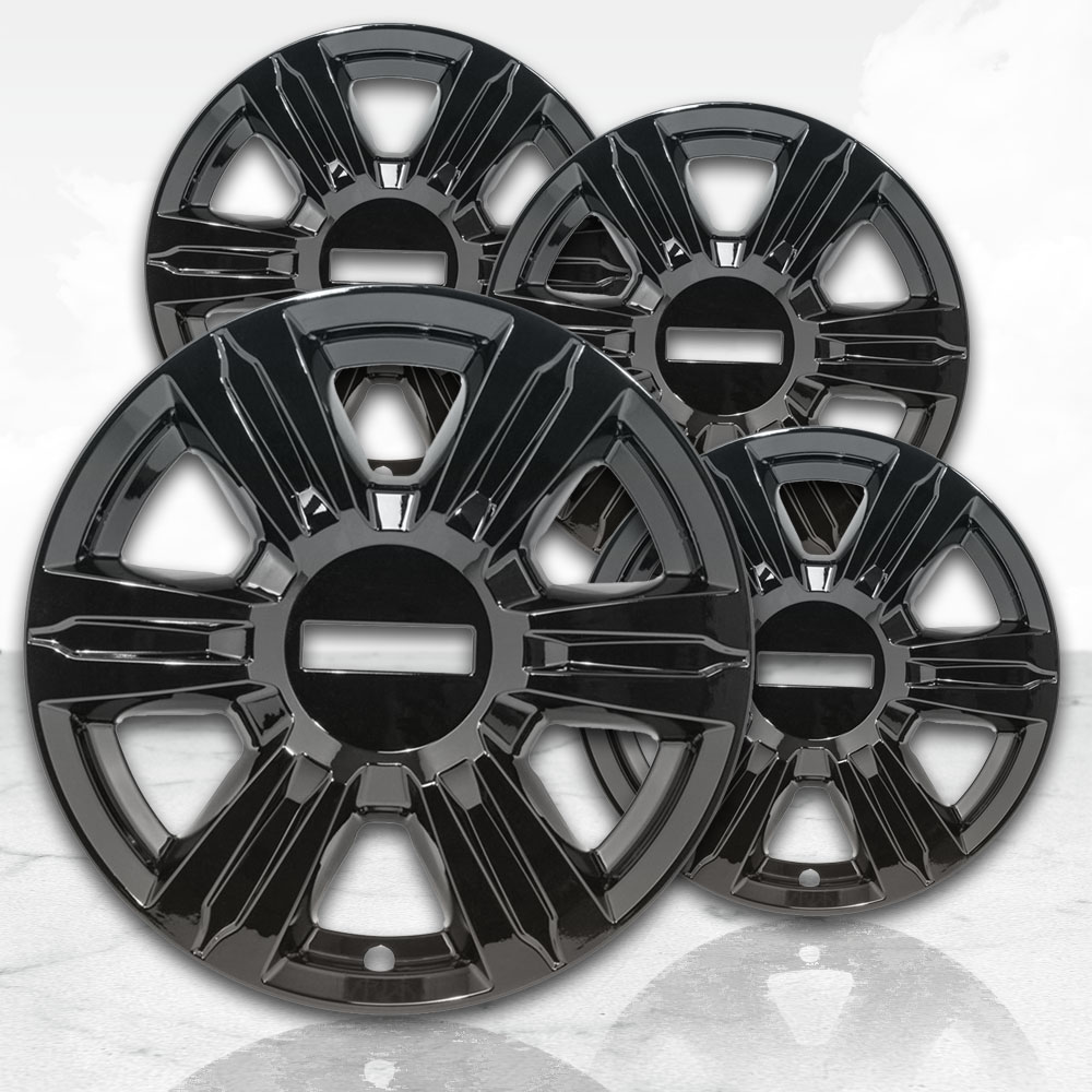 4 Black 17 Wheel Skins Full Rim Covers Hub Caps For 2014 2015 2016 Gmc Terrain Ebay 