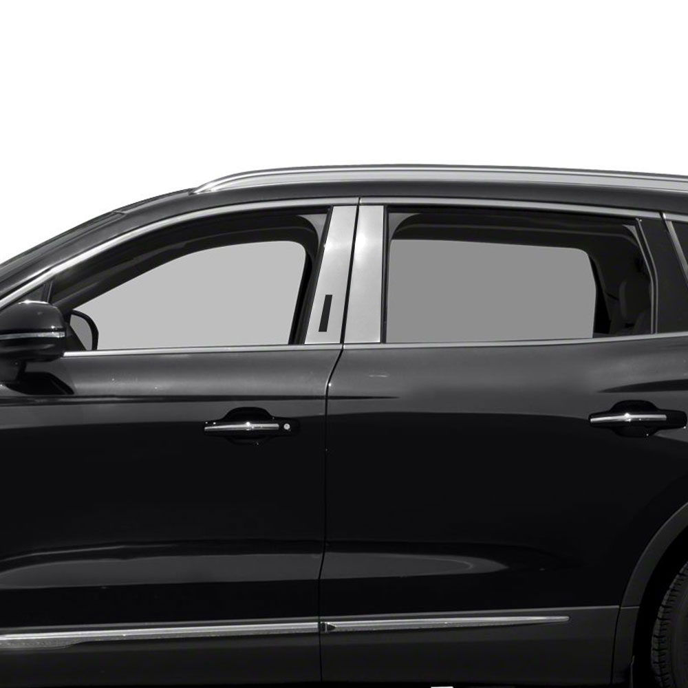 Works with 2007-2014 Lincoln MKX//Ford Edge 8PC Stainless Steel Chrome Pillar Post Made in USA
