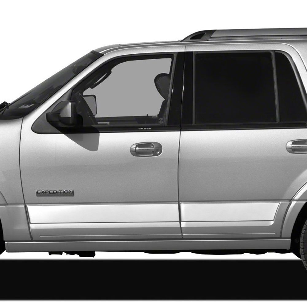 Diamond Grade 4pc Stainless Steel 6" Rocker Panels for 20072017 Ford