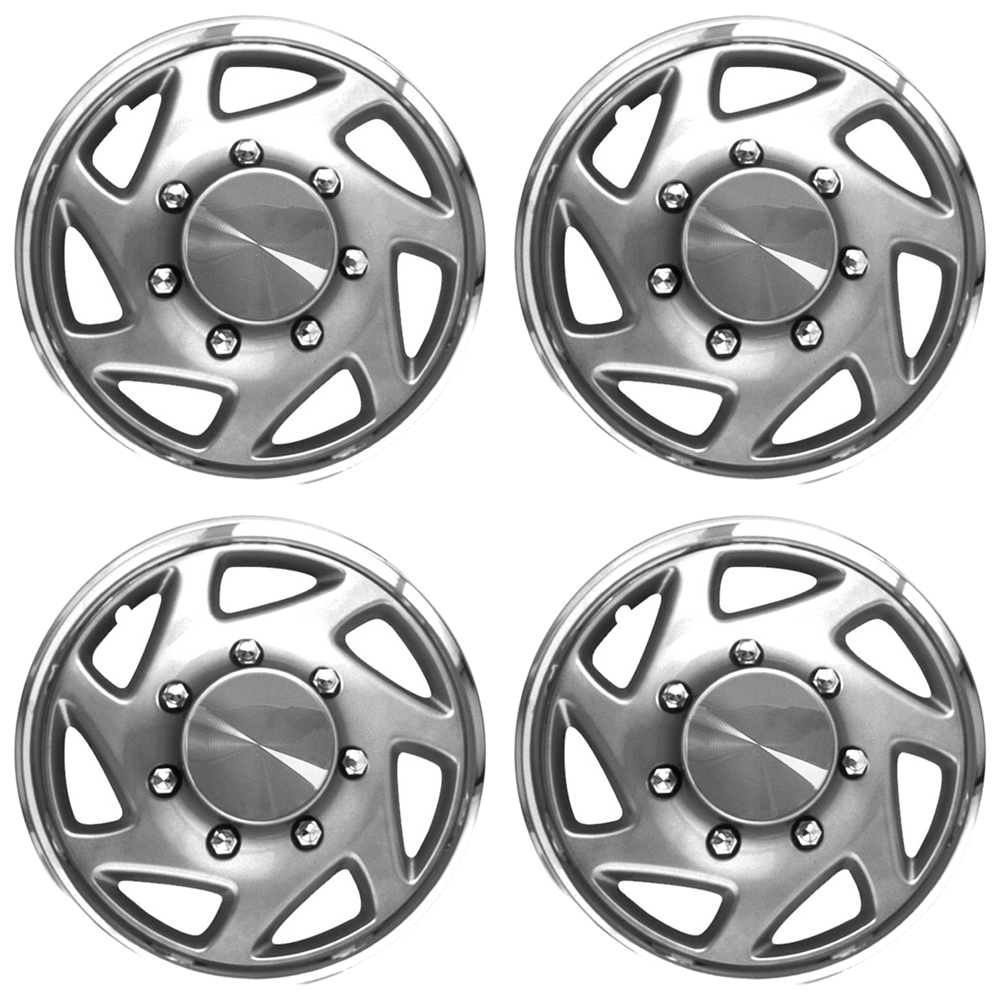 Set of 4 FORD E150 Econoline VAN 15" hubcaps 5 Lug Wheel Rim Covers