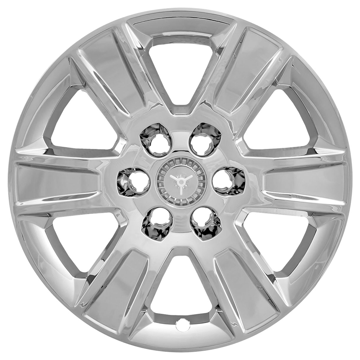 4 20 Chrome Wheel Skins Hub Caps For 2014 2018 Gmc Sierra 1500 Aluminum Rim Ebay 