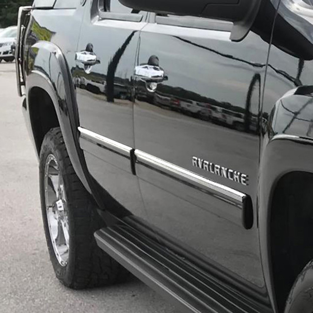 Body Side Molding Overlay Trim Stainless for 201014 Avalanche/Suburban