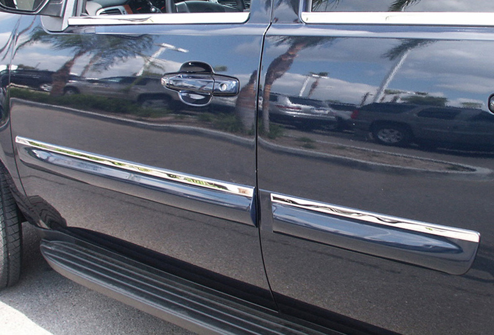 Body Side Molding Overlay Trim Stainless for 201014 Avalanche/Suburban