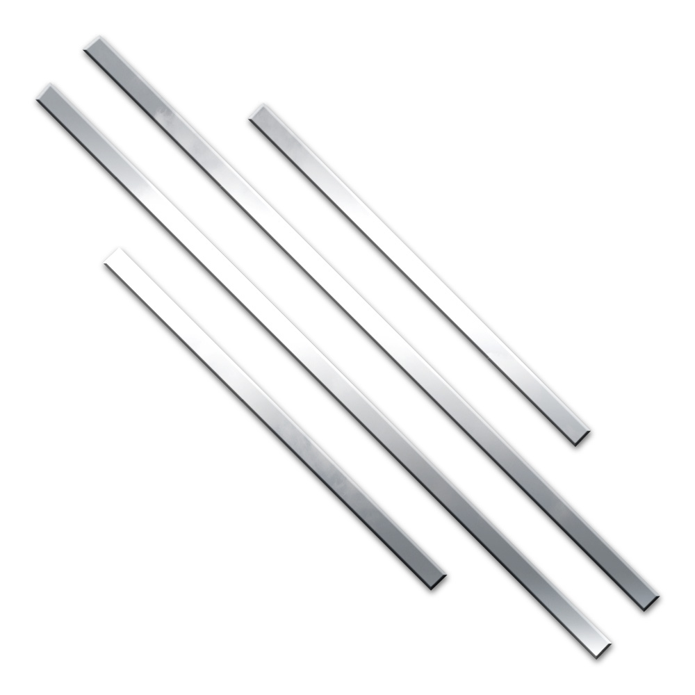 4Pc Chrome Body Side Molding Trim Overlay 1" for 200713 GMC Sierra